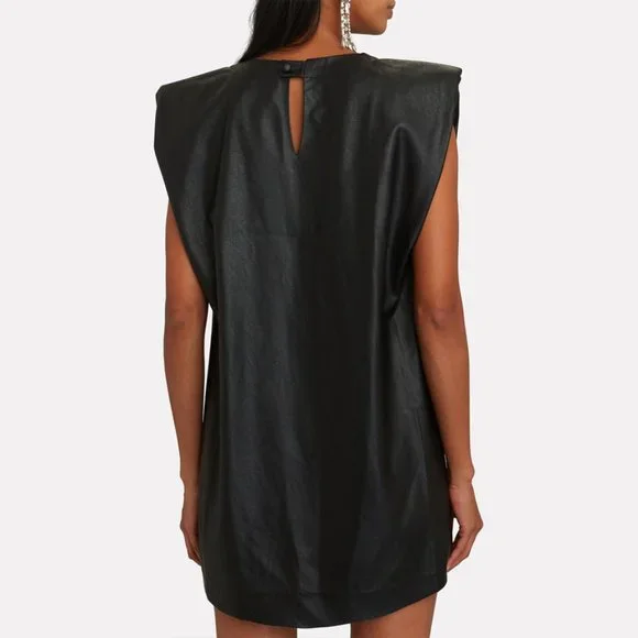 NONCHALANT IMOGEN MICRO MINI DRESS WITH STRUCTURED SHOULDERS - Picture 5 of 8